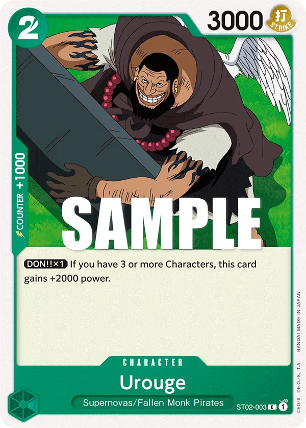 Urouge, Starter Deck 2 Worst Generation ST02-003