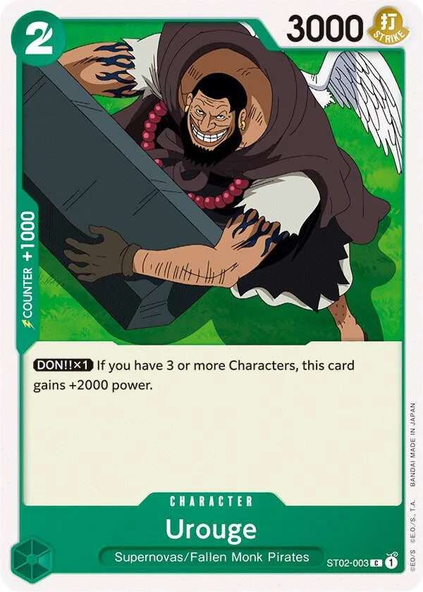 Urouge, Starter Deck 2 Worst Generation ST02-003
