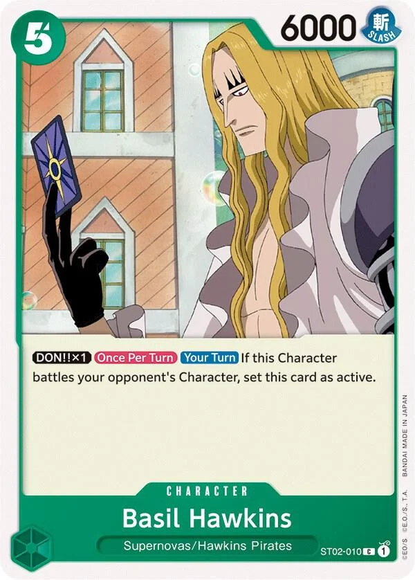 Basil Hawkins, Starter Deck 2 Worst Generation ST02-010