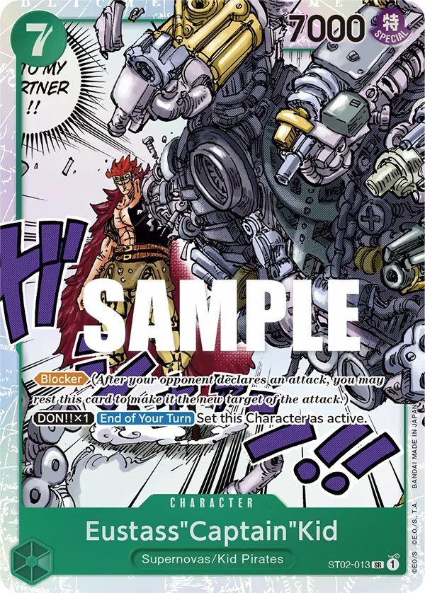 Eustass"Captain"Kid, Starter Deck 2 Worst Generation ST02-013