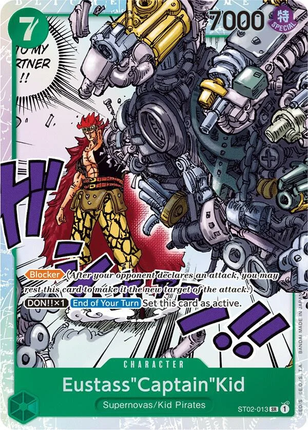 Eustass"Captain"Kid, Starter Deck 2 Worst Generation ST02-013
