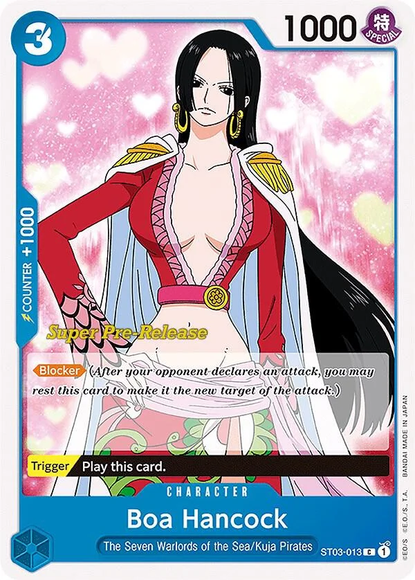 Boa Hancock, Starter Deck 3 The Seven Warlords of The Sea (Super Pre-Release Edition) ST03-013