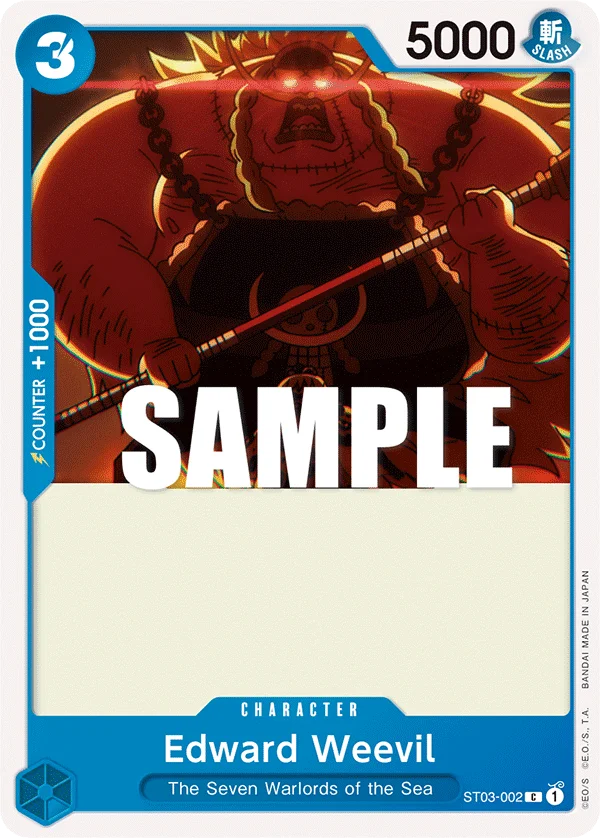 Edward Weevil, Starter Deck 3 The Seven Warlords of The Sea ST03-002