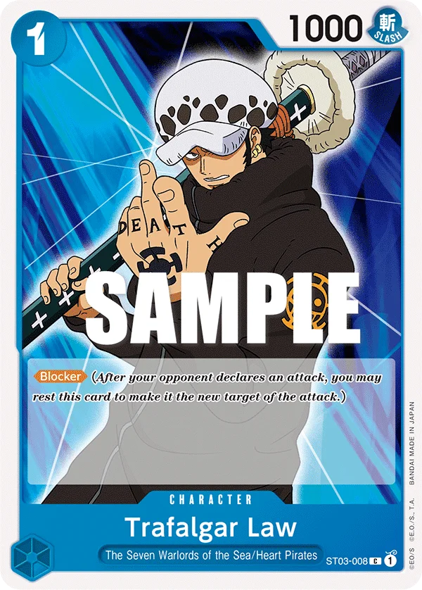 Trafalgar Law, Starter Deck 3 The Seven Warlords of The Sea ST03-008