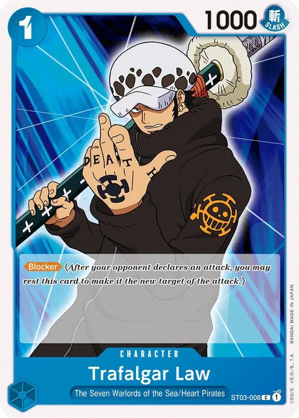 Trafalgar Law, Starter Deck 3 The Seven Warlords of The Sea ST03-008