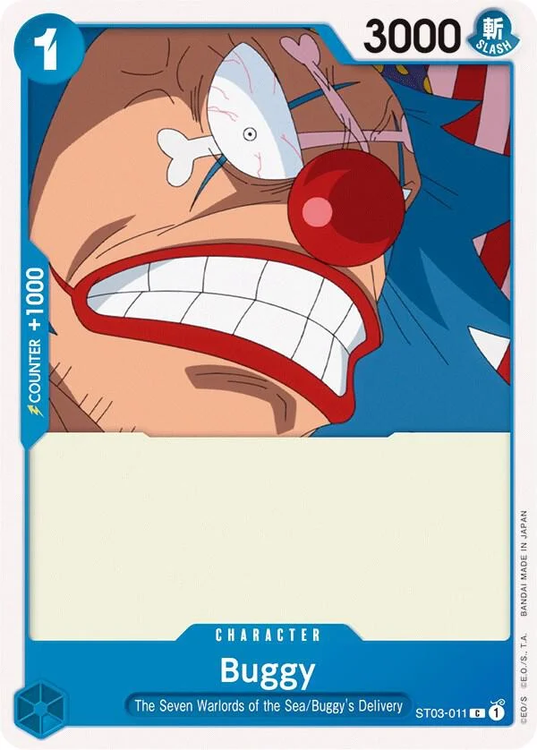 Buggy, Starter Deck 3 The Seven Warlords of The Sea ST03-011