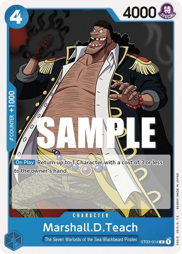Marshall.D.Teach, Starter Deck 3 The Seven Warlords of The Sea ST03-014
