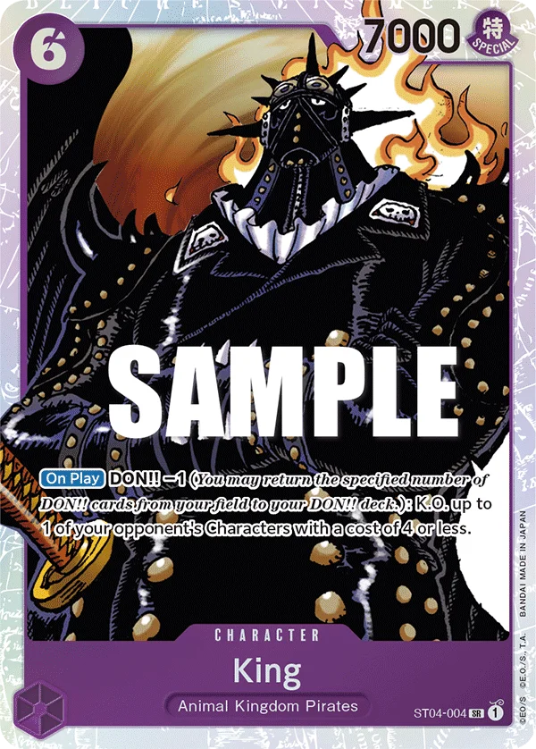King, Starter Deck 4 Animal Kingdom Pirates ST04-004