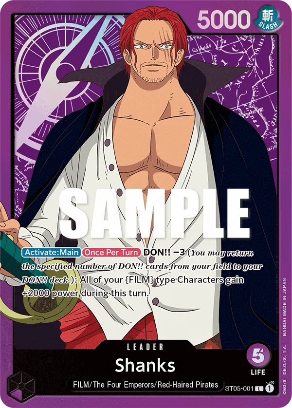 Shanks, Starter Deck 5 Film Edition ST05-001