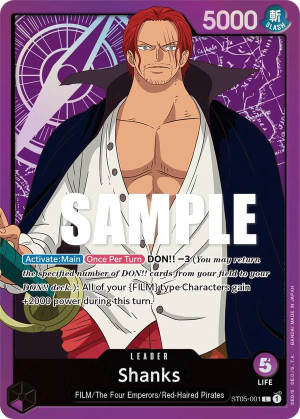 Shanks, Starter Deck 5 Film Edition ST05-001