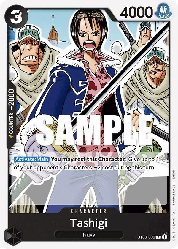 Tashigi, Starter Deck 6 Absolute Justice ST06-006