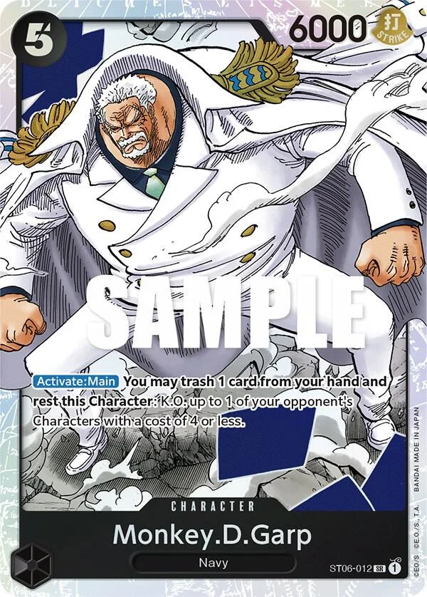 Monkey.D.Garp, Starter Deck 6 Absolute Justice ST06-012