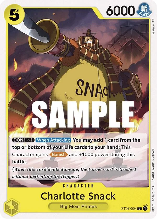 Charlotte Snack, Starter Deck 7 Big Mom Pirates ST07-004