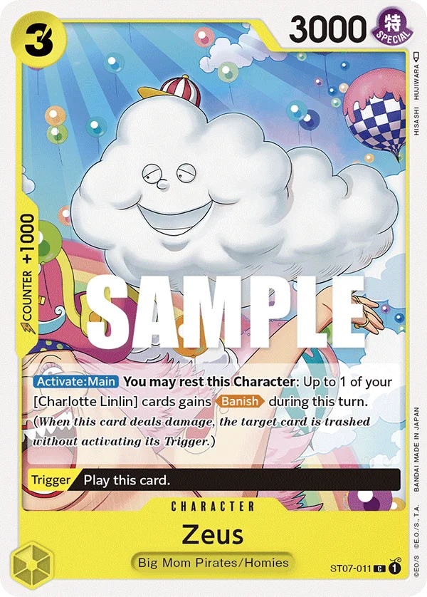 Zeus, Starter Deck 7 Big Mom Pirates ST07-011