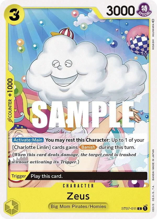 Zeus, Starter Deck 7 Big Mom Pirates ST07-011