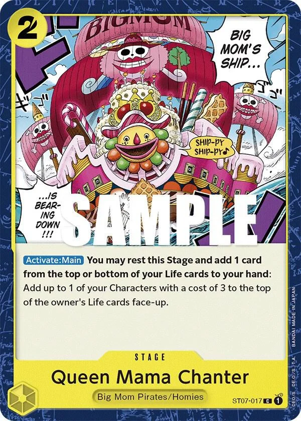 Queen Mama Chanter, Starter Deck 7 Big Mom Pirates ST07-017