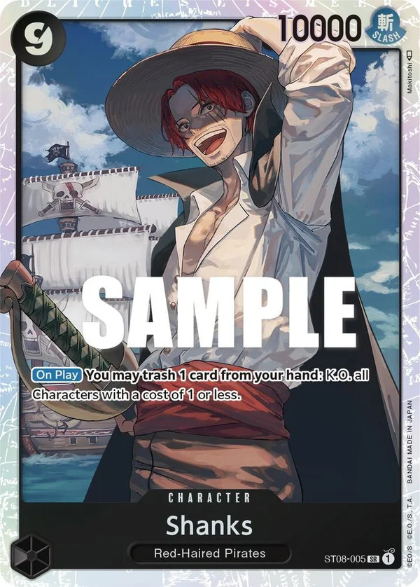 Shanks, Starter Deck 8 Monkey.D.Luffy ST08-005