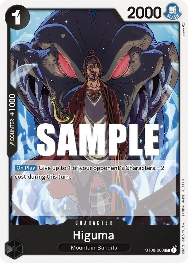 Higuma, Starter Deck 8 Monkey.D.Luffy ST08-008