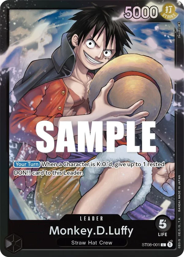 Monkey.D.Luffy, Starter Deck 8 Monkey.D.Luffy ST08-001