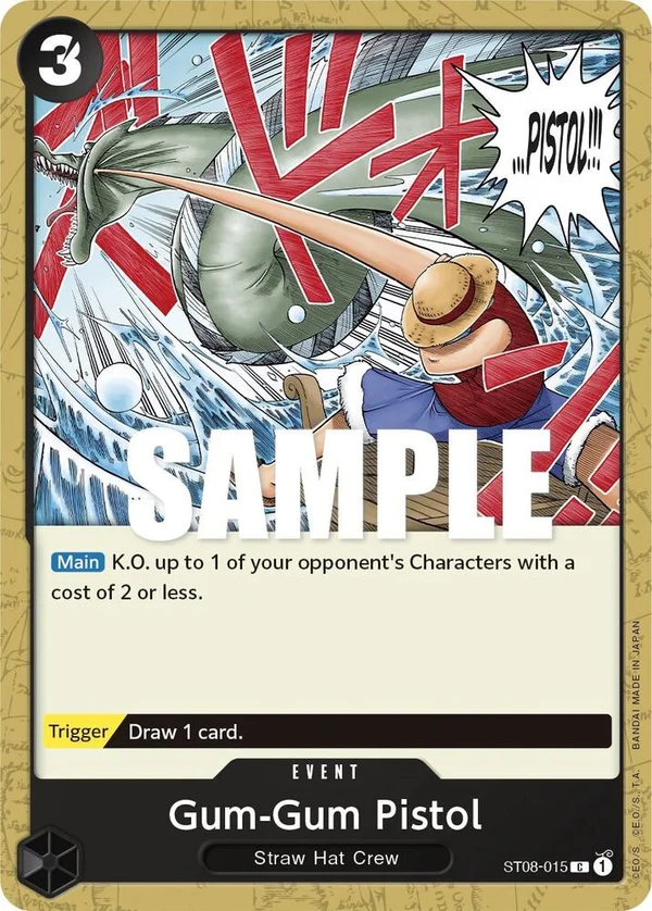 Gum-Gum Pistol, Starter Deck 8 Monkey.D.Luffy ST08-015