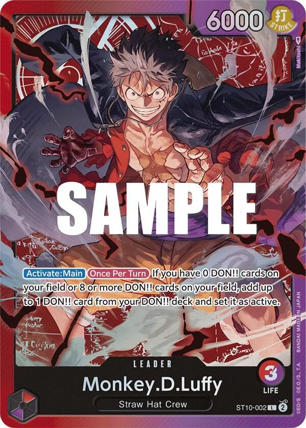 Monkey.D.Luffy, Ultra Deck The Three Captains ST10-002