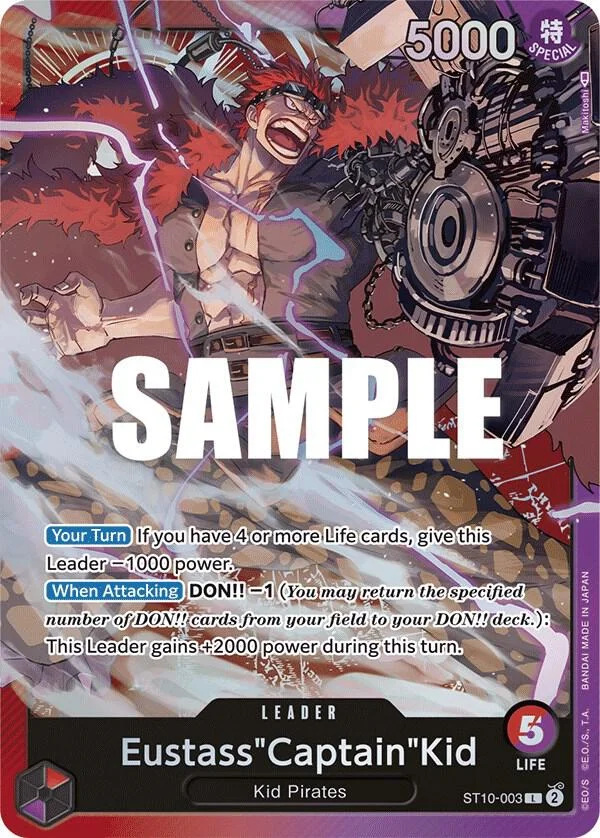 Eustass"Captain"Kid, Ultra Deck The Three Captains ST10-003