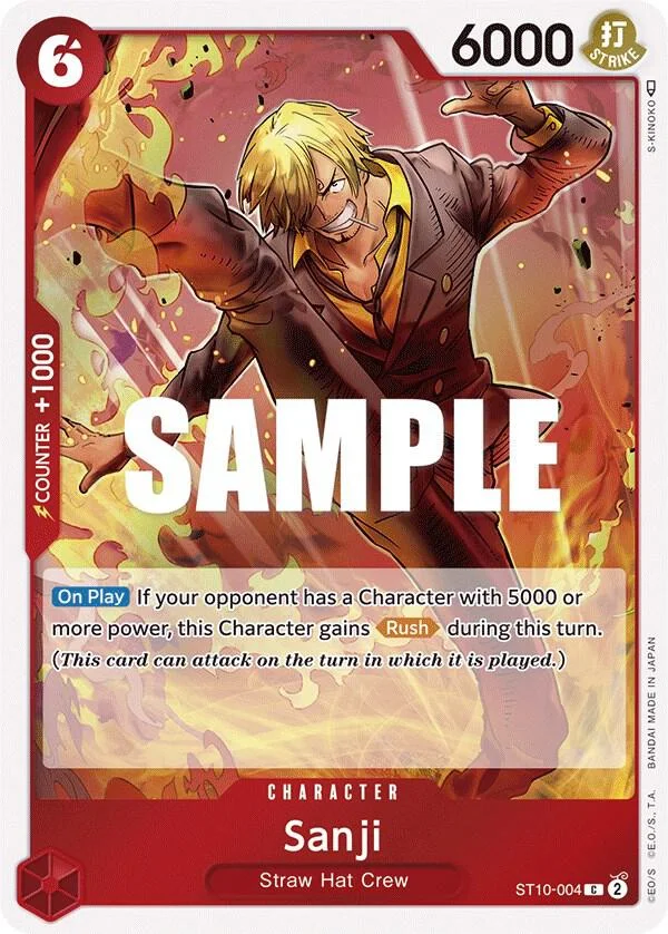 Sanji, Ultra Deck The Three Captains ST10-004
