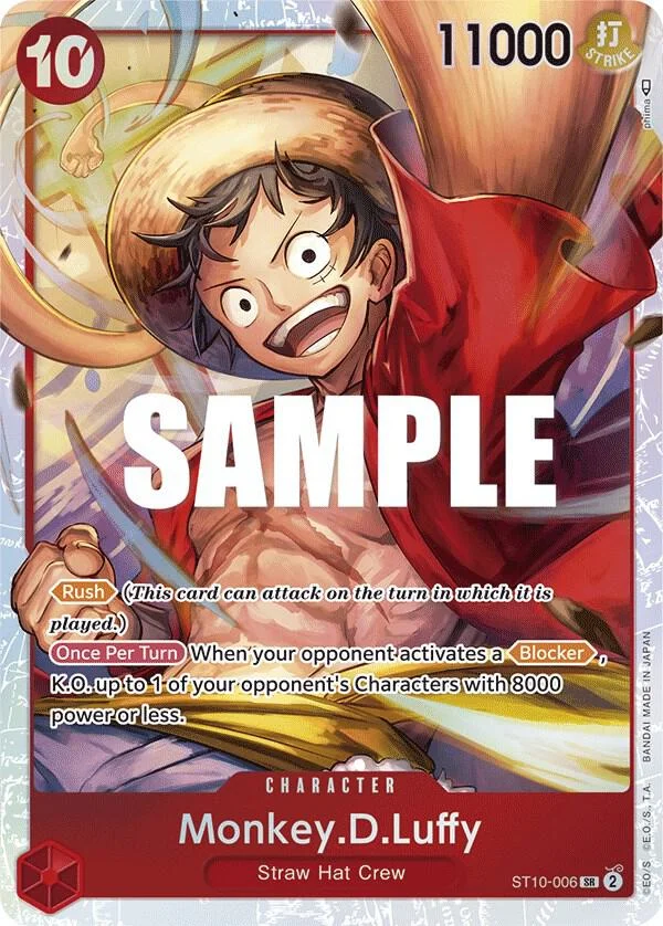 Monkey.D.Luffy, Ultra Deck The Three Captains ST10-006