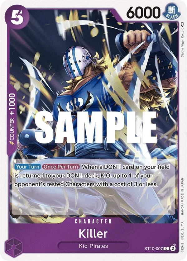 Killer, Ultra Deck The Three Captains ST10-007