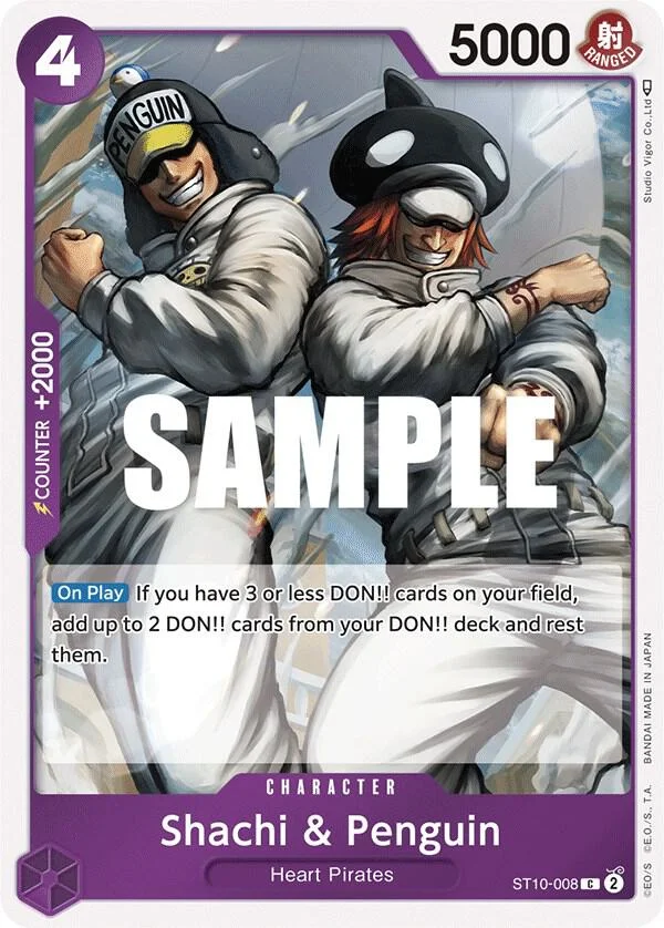 Shachi & Penguin, Ultra Deck The Three Captains ST10-008