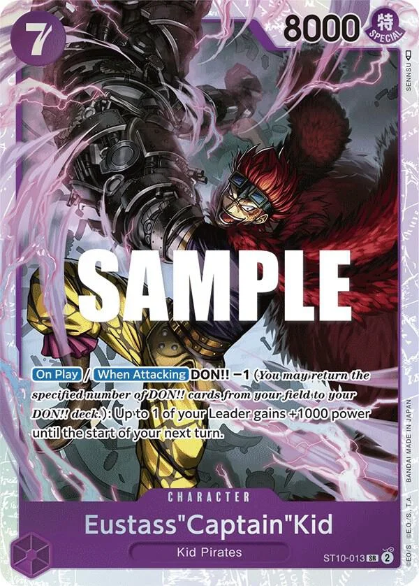 Eustass"Captain"Kid, Ultra Deck The Three Captains ST10-013
