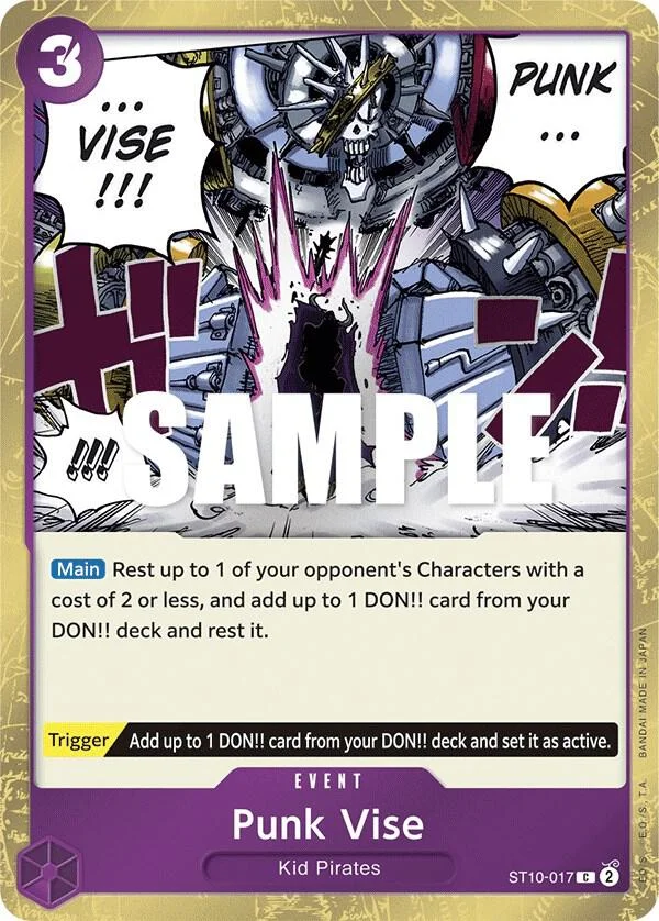 Punk Vise, Ultra Deck The Three Captains ST10-017