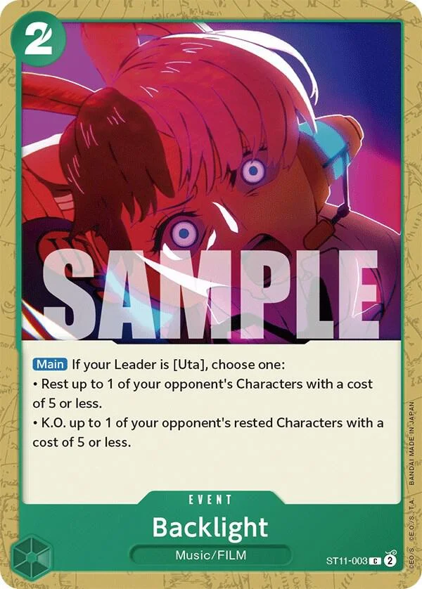 Backlight, Starter Deck 11 Uta ST11-003