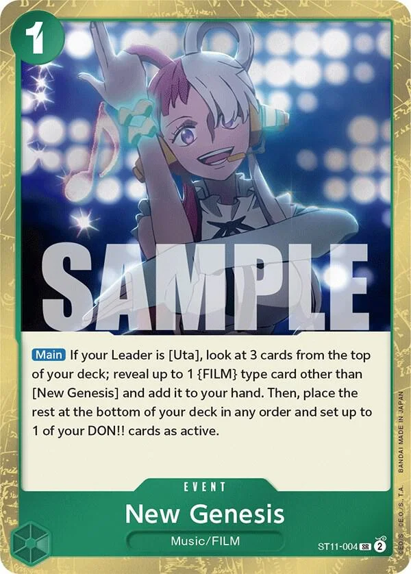 New Genesis, Starter Deck 11 Uta ST11-004