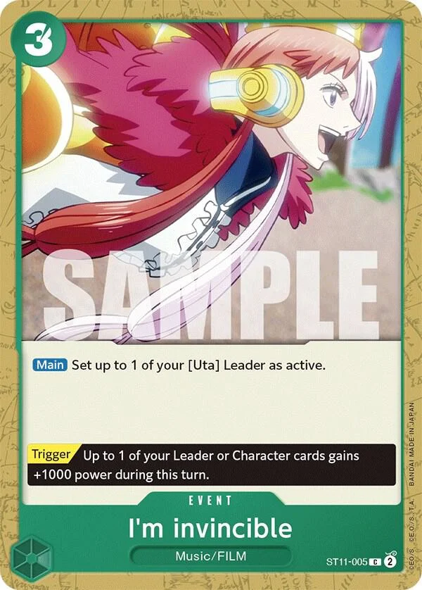 I'm invincible, Starter Deck 11 Uta ST11-005