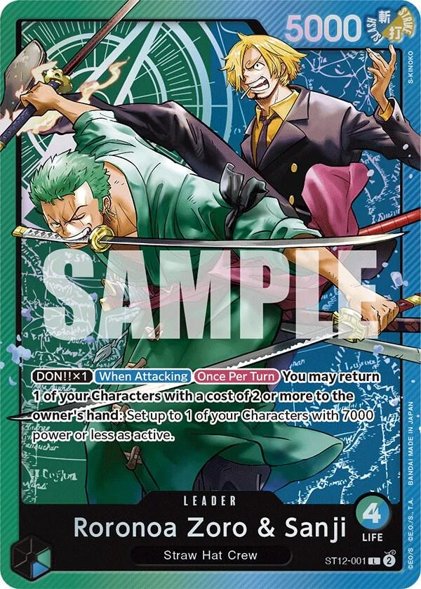Roronoa Zoro & Sanji, Starter Deck 12 Zoro and Sanji ST12-001