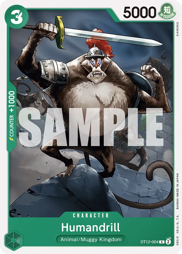 Humandrill, Starter Deck 12 Zoro and Sanji ST12-004