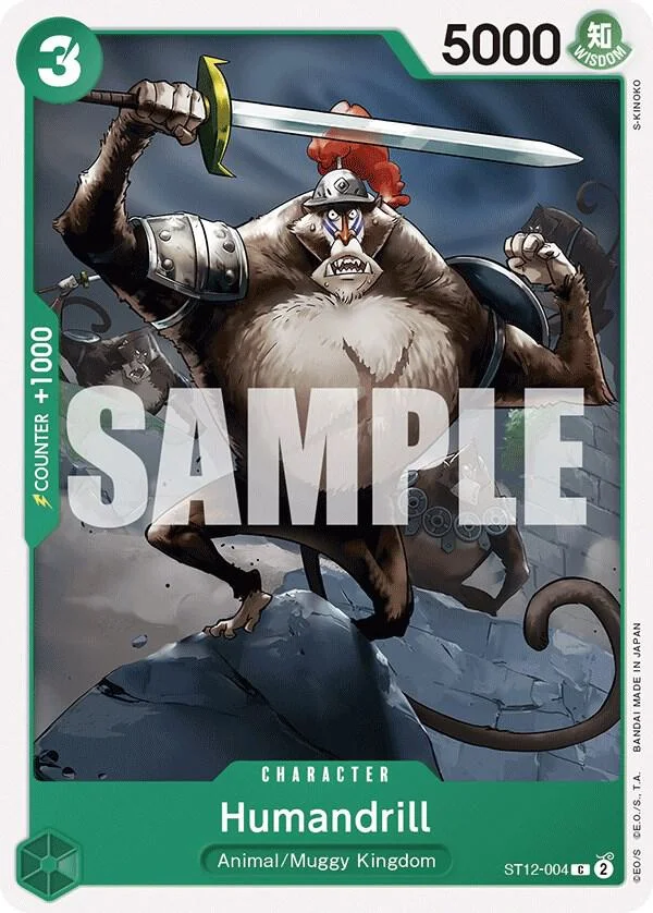 Humandrill, Starter Deck 12 Zoro and Sanji ST12-004