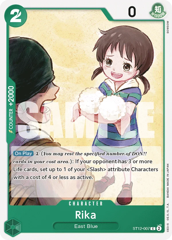 Rika, Starter Deck 12 Zoro and Sanji ST12-007