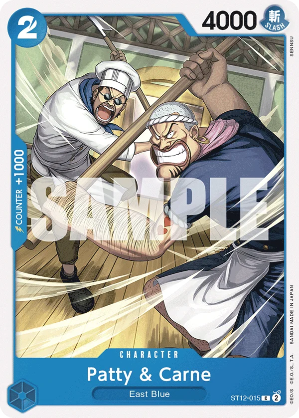 Patty & Carne, Starter Deck 12 Zoro and Sanji ST12-015