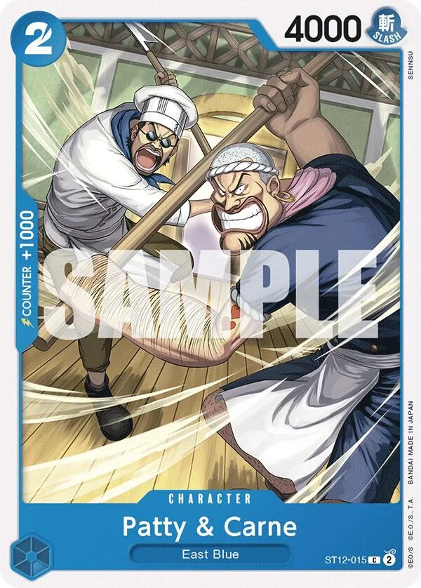 Patty & Carne, Starter Deck 12 Zoro and Sanji ST12-015