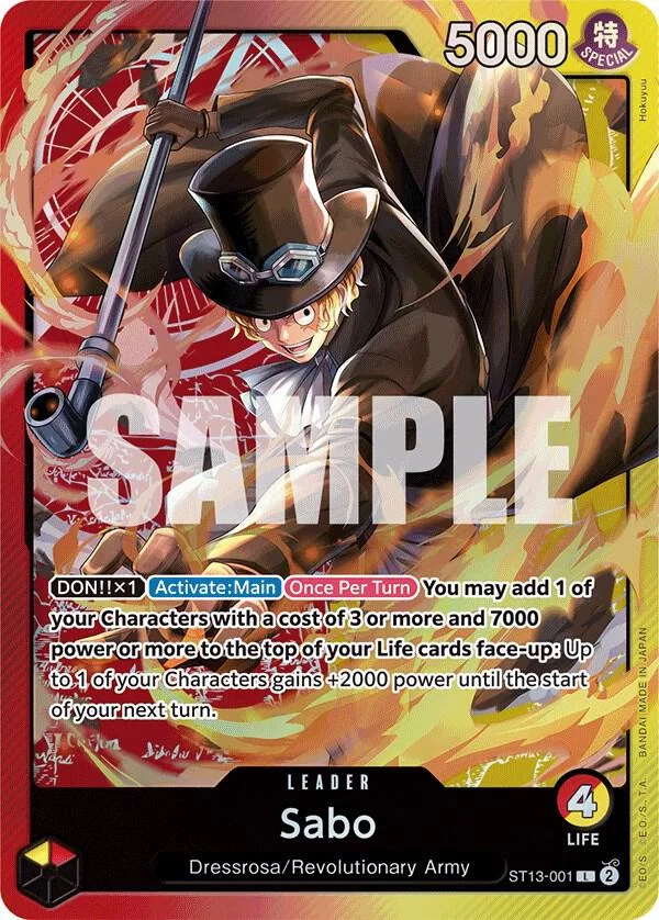 Sabo, Ultra Deck The Three Brothers ST13-001