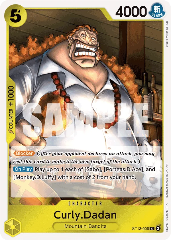 Curly.Dadan, Ultra Deck The Three Brothers ST13-006