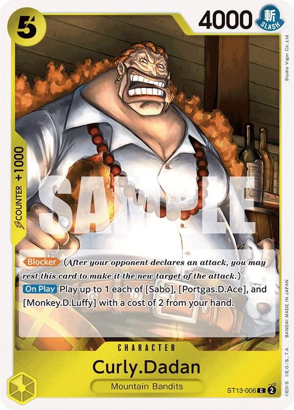 Curly.Dadan, Ultra Deck The Three Brothers ST13-006