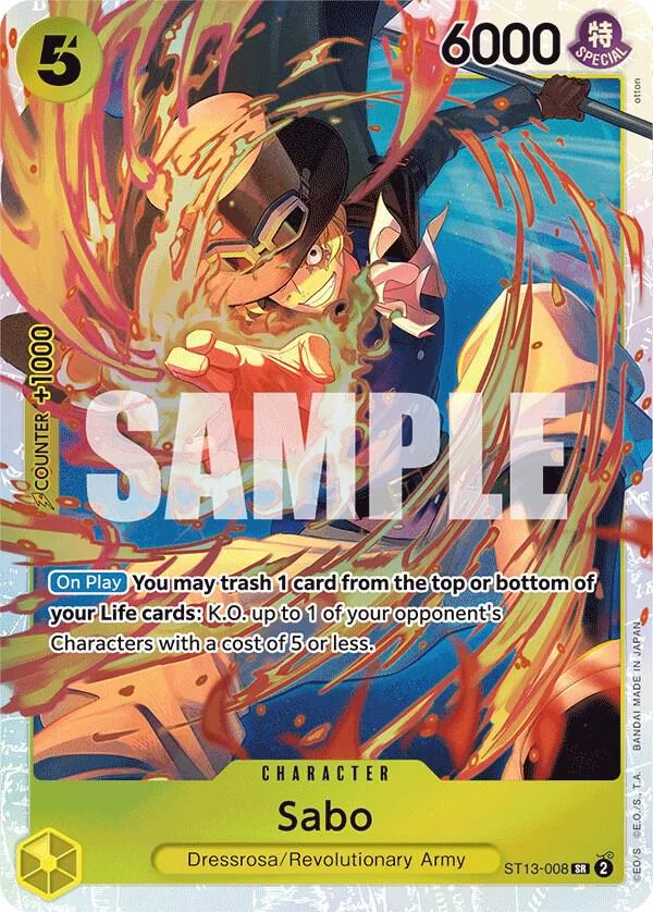 Sabo, Ultra Deck The Three Brothers ST13-008