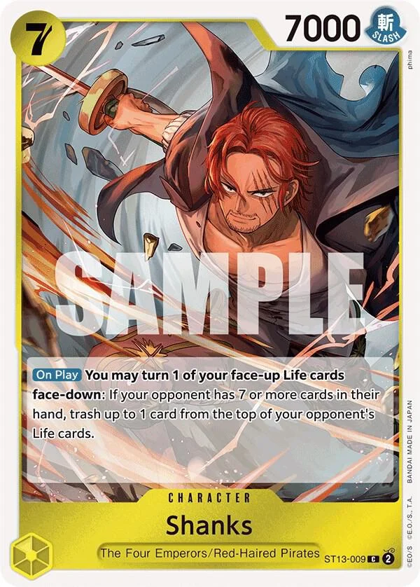 Shanks, Ultra Deck The Three Brothers ST13-009