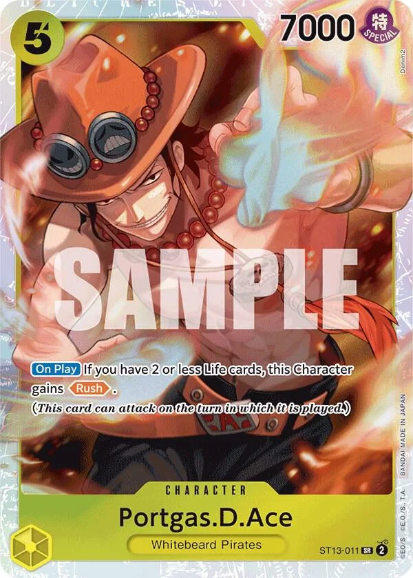 Portgas.D.Ace, Ultra Deck The Three Brothers ST13-011