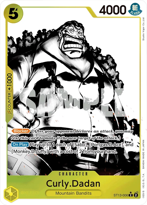 Curly.Dadan, Ultra Deck The Three Brothers ST13-006