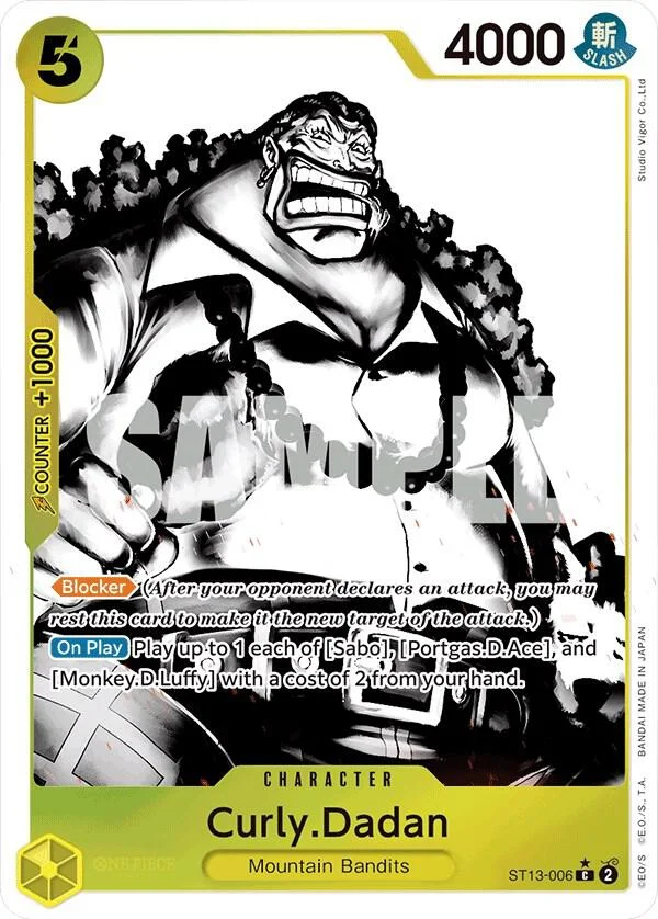Curly.Dadan, Ultra Deck The Three Brothers ST13-006