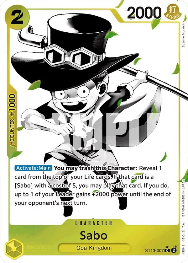 Sabo, Ultra Deck The Three Brothers ST13-007